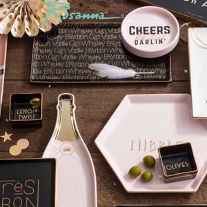 Rosanna Cheers Lets Drink, Darlin’ Wine Coaster